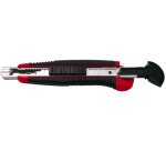 Cutter pro Auto-Load, lame: 18 mm, noir/rouge