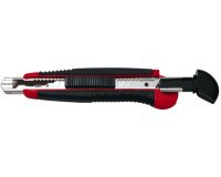 Cutter pro Auto-Load, lame: 18 mm, noir/rouge
