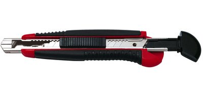 Cutter Pro Auto-Load, blade: 18 mm, black/red