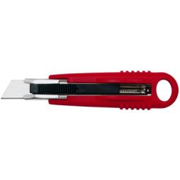 Safety-Cutter standard, lame: 18 mm, rouge/noir