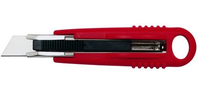 Safety-Cutter standard, lame: 18 mm, rouge/noir