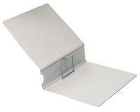 Classeur d'archives, A4, en carton grain cuir, gris