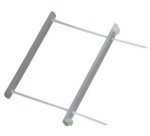 relieur d'archives, incolore, 2 pièces, en plastique