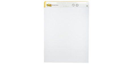Meeting-Chart, 63,5 x 76,2 cm, uni, blanc
