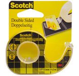 Ruban adhésif double face 665, 12 mm x 6,3 m