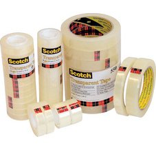 Ruban adhésif 550, transparent, 15 mm x 66 m, film