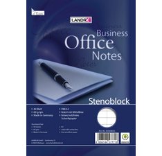 Bloc sténo 'WORK' A5, 40 feuilles, lignes moyennes