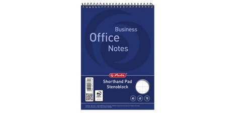 Bloc sténo 'WORK' A5, 40 feuilles lignes moyennes