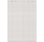 bloc paperboard, 20 feuilles, quadrillé / uni