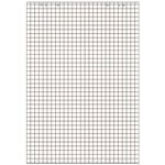 bloc paperboard, 20 feuilles, quadrillé / uni