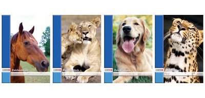 Bloc à dessin, format A4, 100 g/m2, 40 pages, perforé