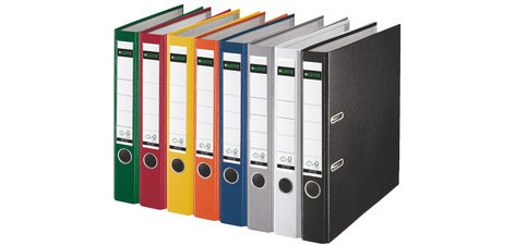 Classeur à levier 180 degrés, format A4, 52 mm, rouge