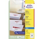 Address label, transp., 99.1 x 38.1 mm