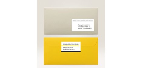 Adresetiket, transp., 99,1 x 38,1 mm