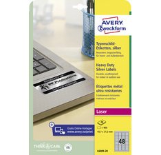 Etiquette d'identification, argent