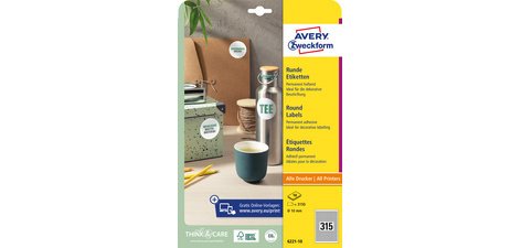 Etiquette d'identification, diamètre: 60 mm