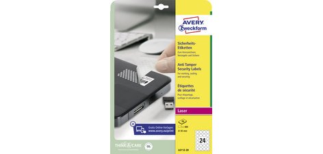 Etiquette de sécurité, 63,5 x 29,6 mm