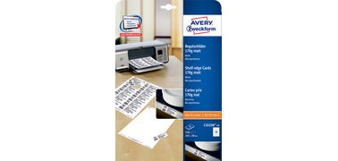 Etiquette de rayon pour prix & codes-barres