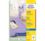 Etiquette ovale jet d'encre/Glossy