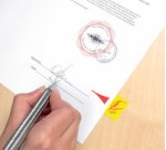 Marque-page Index Symbol 'Point d'exclamation'