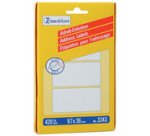 Etiquette d'adresse, 67 x 38 mm, sur feuille