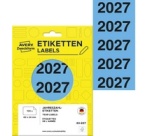 Label for binder '2027', 60 x 26 mm