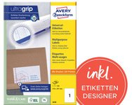 Etiquette universelle, 70 x 37 mm, blanc