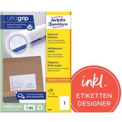 Etiquette universelle, 48,5 x 25,4 mm, blanc