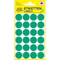 Gekleurde etiketten diameter 18 mm