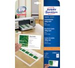 Carte de visite Quick & Clean, blanc