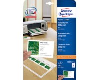 Carte de visite Quick & Clean, blanc