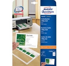 Visitekaartjes Quick & Clean wit