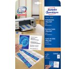 Cartes de visite, 85 x 54 mm, blanc