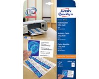 Cartes de visite, 85 x 54 mm, blanc