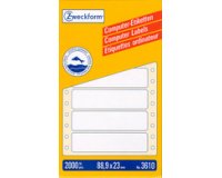 Etiquette ordinateur, continu,88,9 x 48,4 mm