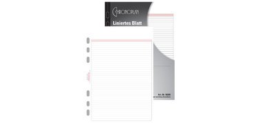 Feuilles lignées, A5, 80 g/m2, 50 feuilles
