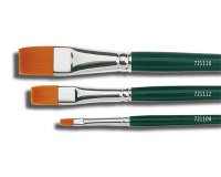 Pinceau Hobby Line BASIC, nylon, plat, N. 4