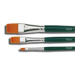 Pinceau Hobby Line BASIC, nylon, plat, N. 8