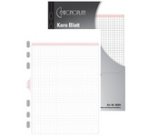 Feuilles quadrillées, Midi, 25 feuilles, 80 g/m2