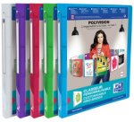 Oxford Polyvision Presentation Binder A4 4 O-ring 15mm Transparent