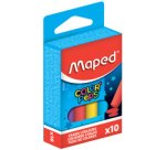 Craie pour tableau COLOR'PEPS, rond, assorti