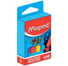 Craie pour tableau COLOR'PEPS, rond, assorti