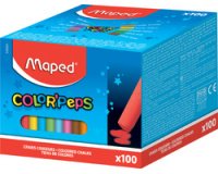 Craie pour tableau COLOR'PEPS, rond, assorti