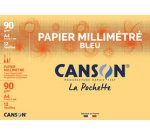 Papier millimétré, A4, 90 g/m2, couleur: