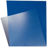 Couverture, format A4, en PVC, transparent, 0,15 mm