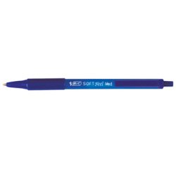BIC Stylo à bille rétractable Soft Feel Clic grip