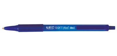 BIC Stylo à bille rétractable Soft Feel Clic grip
