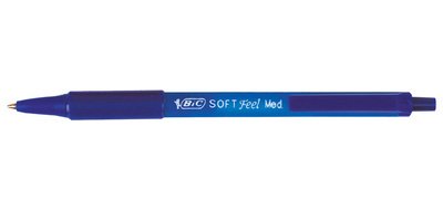 BIC Stylo à bille rétractable Soft Feel Clic grip