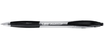 Recharge stylo bic atlantis pointe moyenne couleur noir blister 2 unités