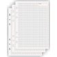 bind Fiche de rechange pour notes Manager, A5, quadrillé